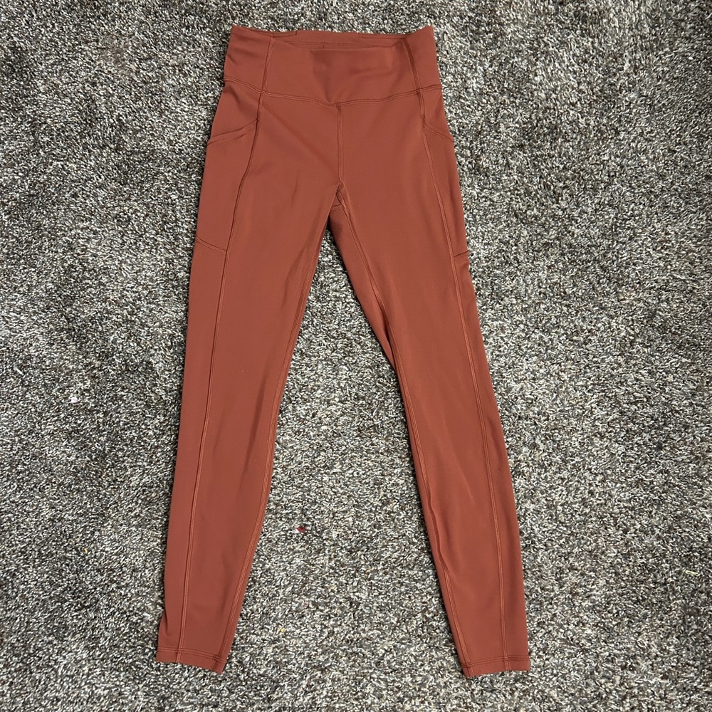 lululemon athletica Rust High-Rise Leggings